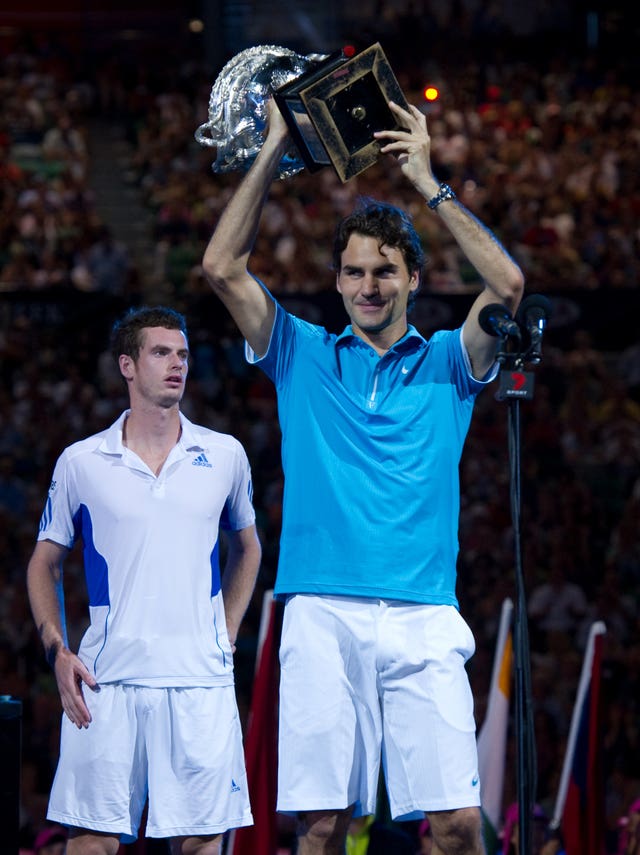 Federer left Andy Murray in tears as he won the 2010 Australian Open