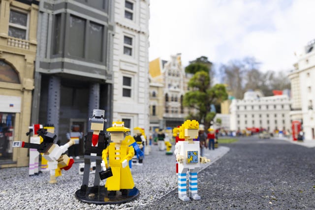 A ‘1996 High Street’ in Miniland at Legoland Windsor