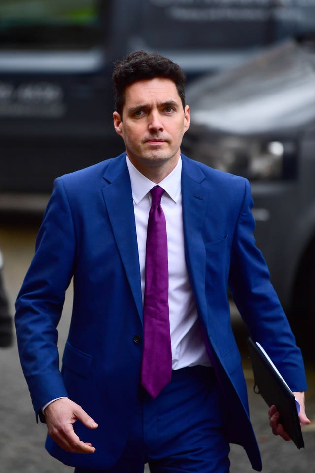 Rail minister Huw Merriman