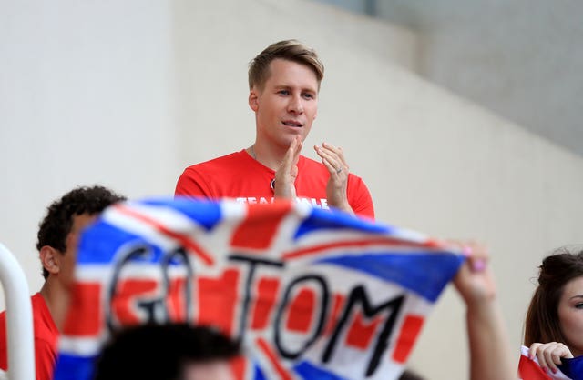 Dustin Lance Black is in Australia to see his husband Tom Daley compete