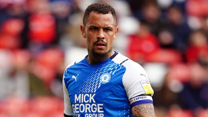 Jonson Clarke-Harris was on target for Peterborough (Martin Rickett/PA)