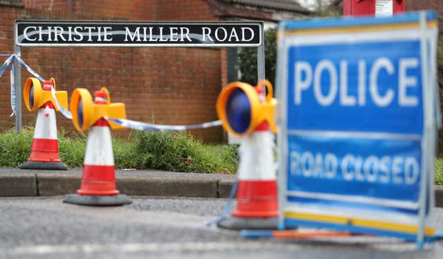 Investigations are continuing into the Salisbury incident (Andrew Matthews/PA)