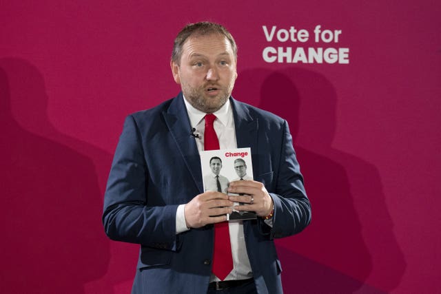 Scottish Secretary Ian Murray speaking during the party’s General Election manifesto launch