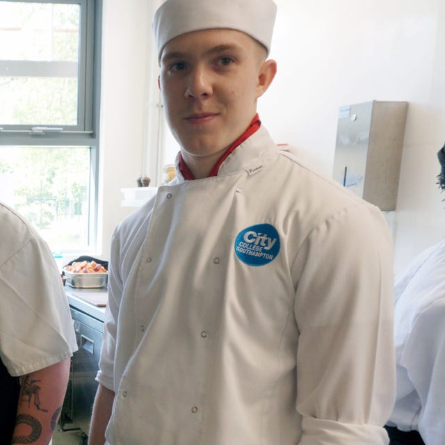 Handout photo of Joe Abbess in chef whites