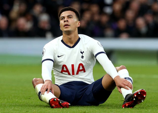 Dele Alli was not included in England's latest squad for their three fixtures in October (Jonathan Brady/PA)