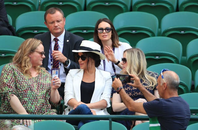 The Duchess of Sussex at Wimbledon 
