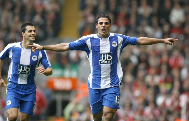 Amr Zaki, right, joined Wigan after impressing manager Steve Bruce during Egypt's triumphant 2008 Africa Cup of Nations campaign