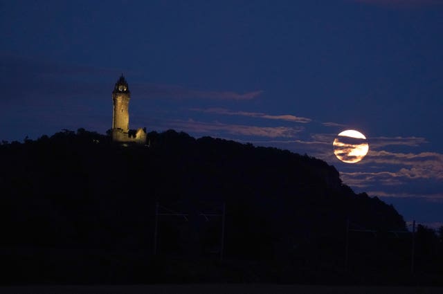 The super blue moon 