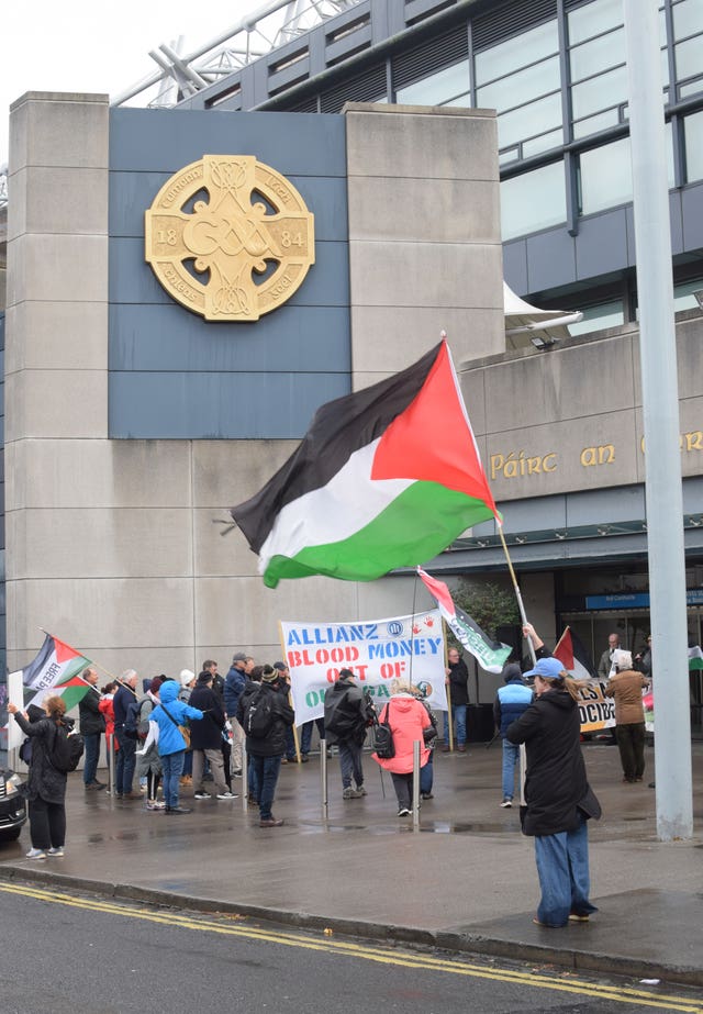 GAA protest