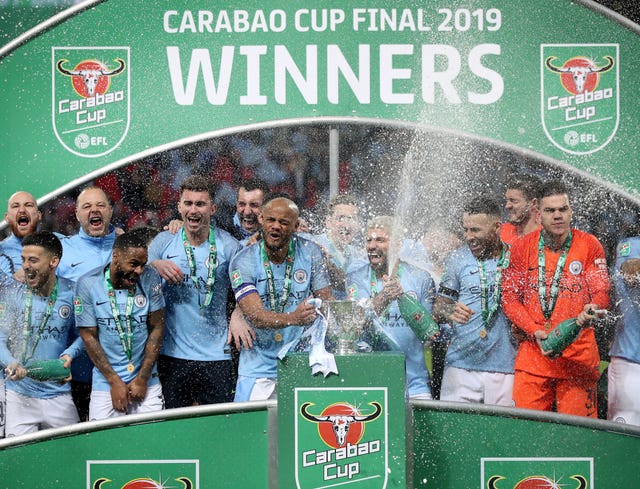 Manchester City have won the League Cup in each of the previous two seasons
