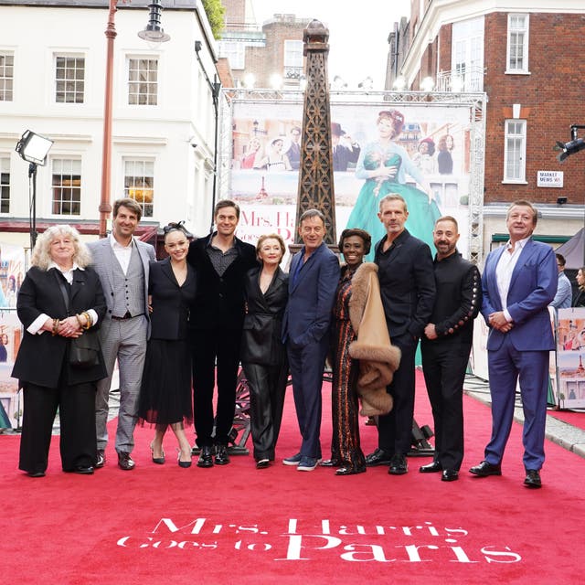 UK premiere of Mrs Harris Goes to Paris – London