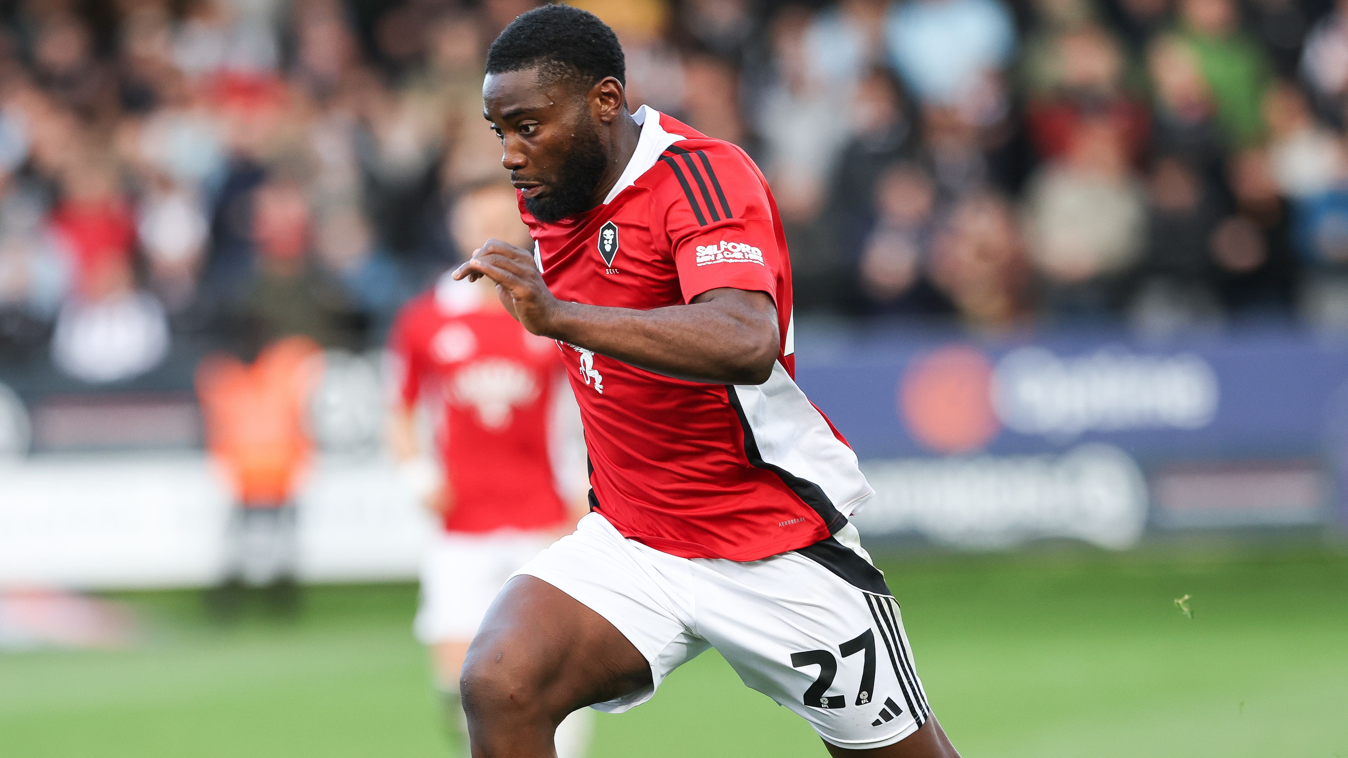 Kylian Kouassi won it for Salford (Barry Coombs/PA)