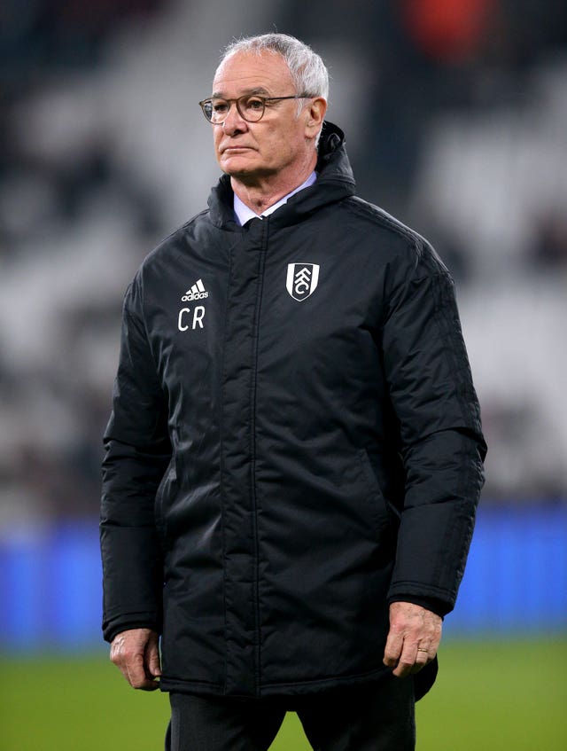 Ranieri's reign at Fulham totalled just 106 days