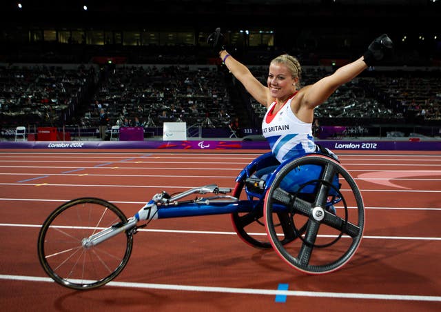 Hannah Cockroft won the first two of her seven Paralympic golds at London 2012