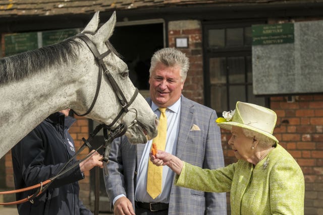 The Queen and racehorse