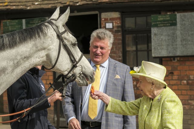 The Queen and racehorse