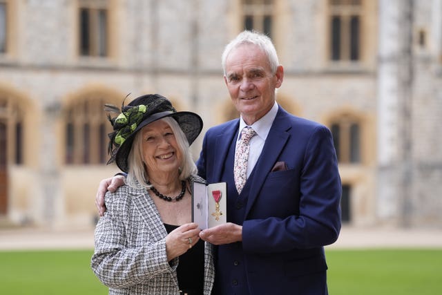 Richard Warren with his wife Carole