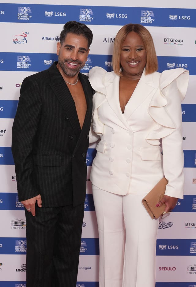 Dr Ranj Singh and Charlene White