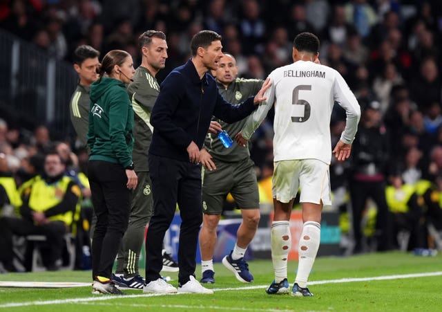 Jude Bellingham with Xabi Alonso