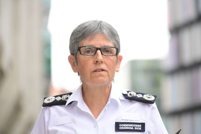 Metropolitan Police Commissioner Dame Cressida Dick 