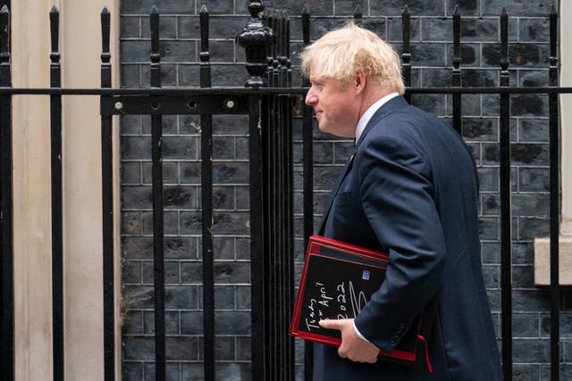 Boris Johnson departs 10 Downing Street