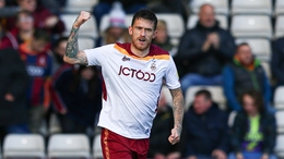Andy Cook scored as Bradford beat Sutton (Isaac Parkin/PA)