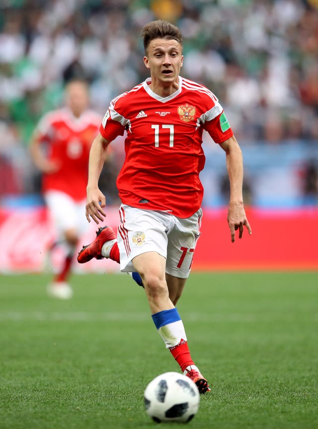 Russia's Aleksandr Golovin has been one of the hosts' best players.