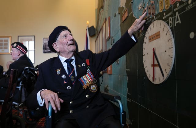 Normandy veteran George Chandler