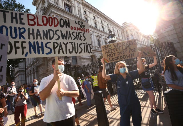 Nurses pay protest