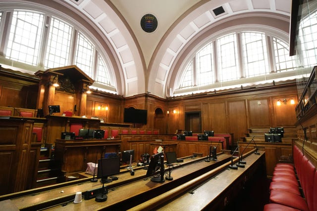 A general view of Court 2 at Inner London Crown Court 