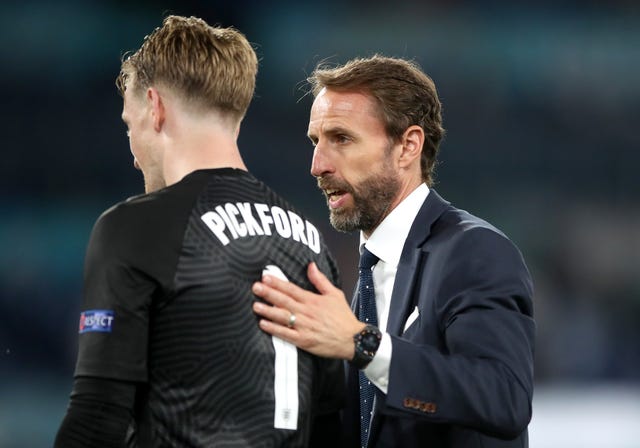 England manager Gareth Southgate has always backed Pickford's ability.