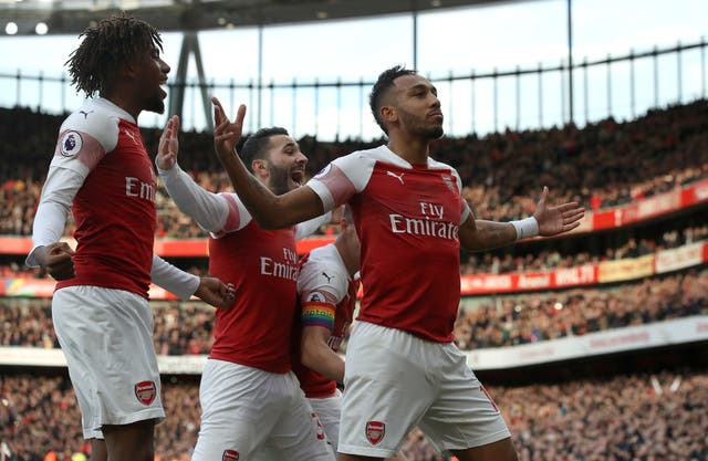 Pierre-Emerick Aubameyang's goals have been crucial (Nick Potts/PA Images)