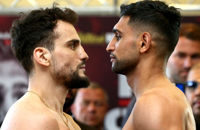 Amir Khan v Phil Lo Greco Weigh-In – Liverpool Hilton Hotel