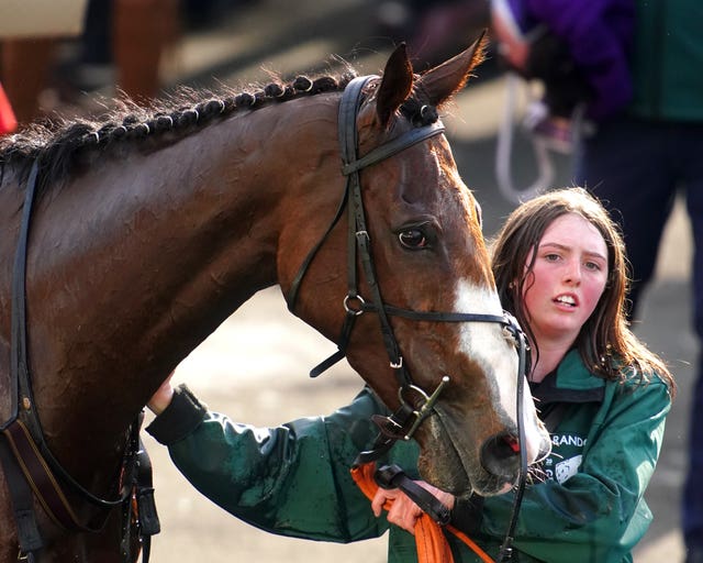 Corach Rambler poses after the race 