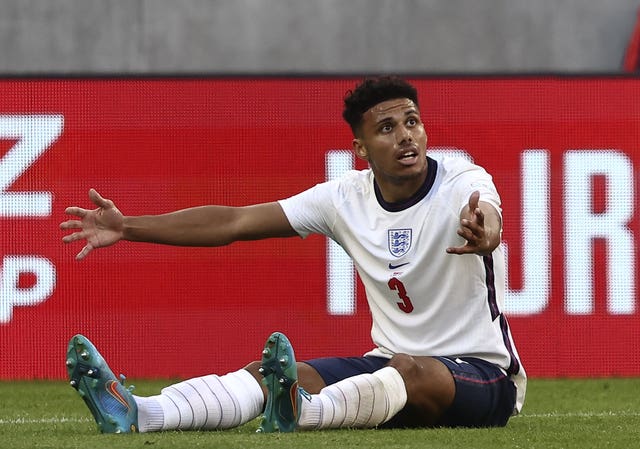 James Justin played the opening 45 minutes for England as he made his Three Lions debut.