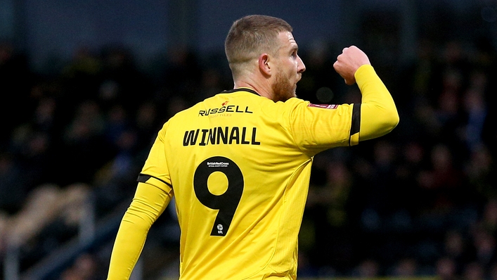 Sam Winnall was Burton’s match-winner (Nigel French/PA)