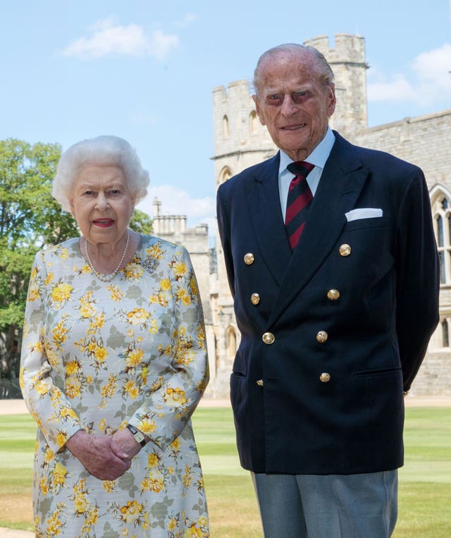 Philip's 99th birthday was celebrated with a portrait photograph with the Queen. Steve Parsons/PA Wire