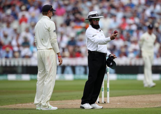 Aleem Dar was one of the on-field umpires at Edgbaston