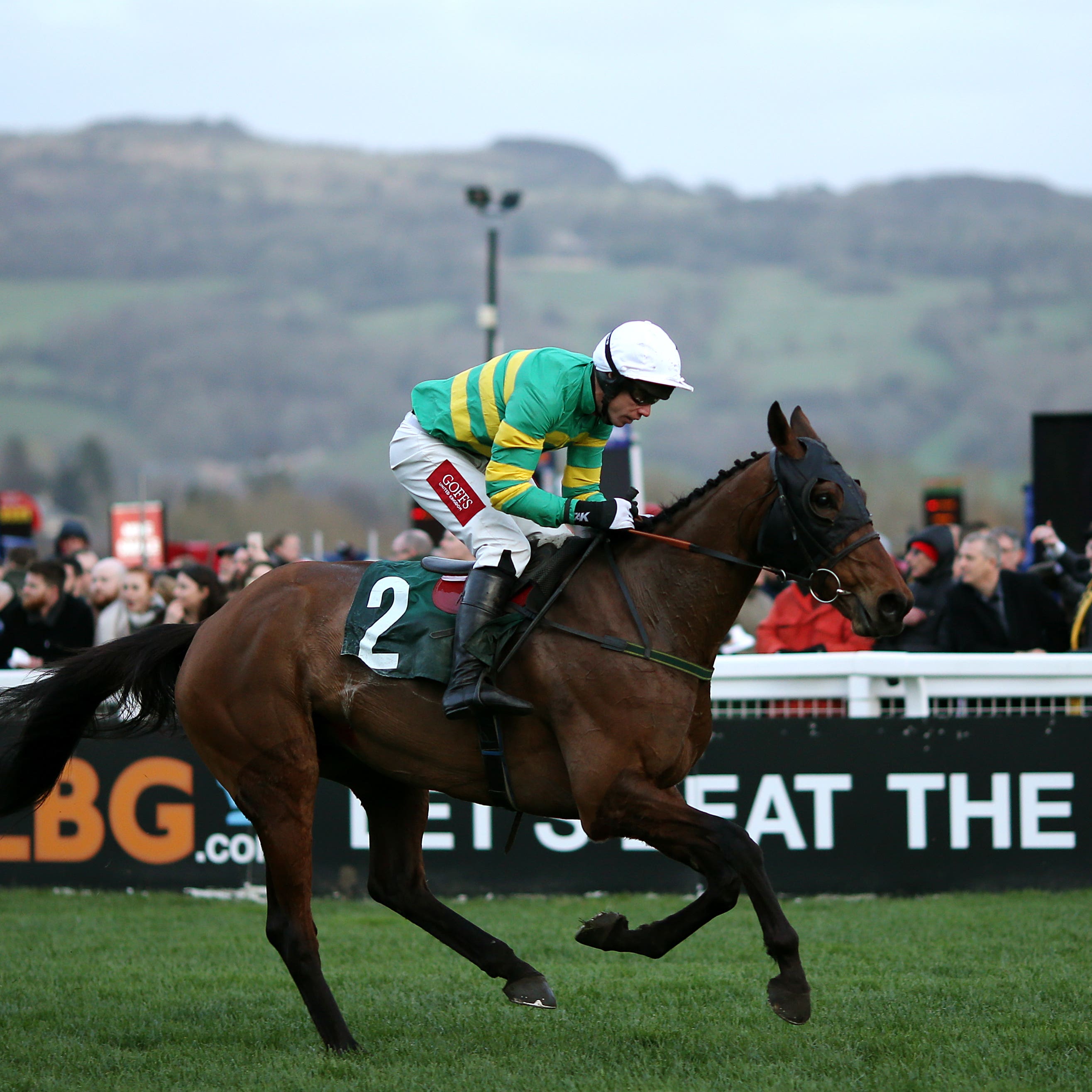 Any Second Now powers up the Cheltenham hill to win the the Kim Muir Challenge Cup