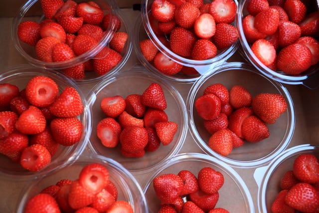 Strawberries (Adam Davy/PA)