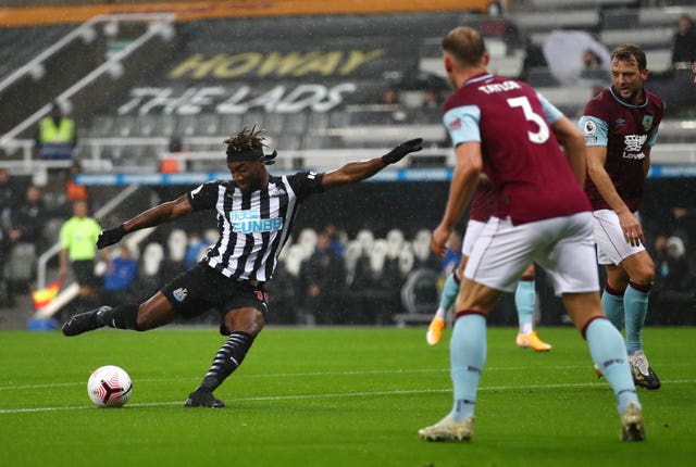 Allan Saint-Maximin opened the scoring on Tyneside