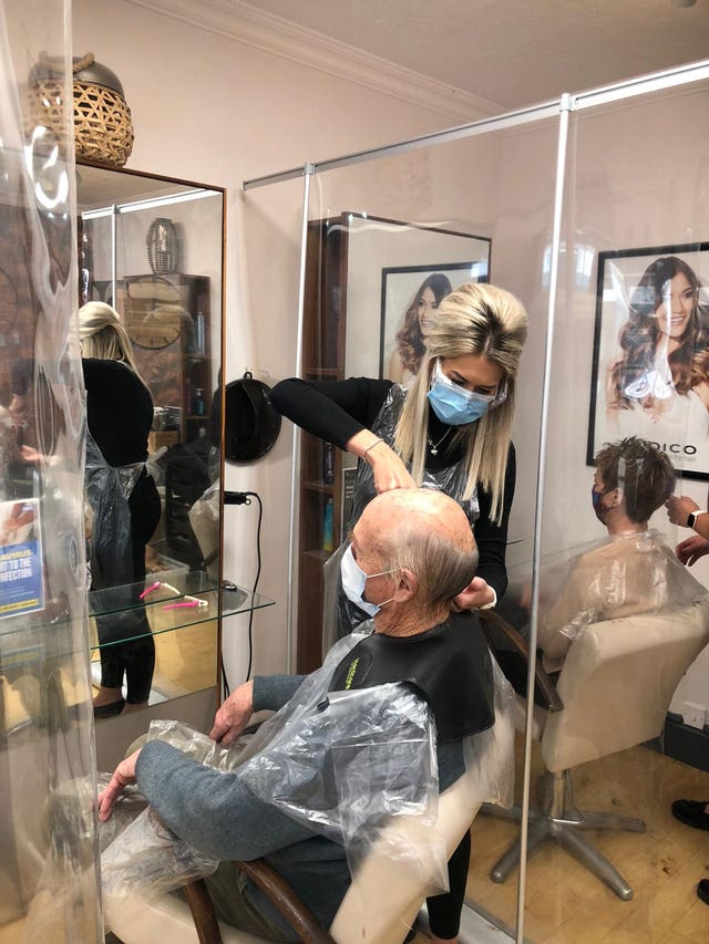 Hairdresser saves retired company director