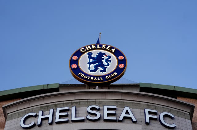 A general view of the Chelsea logo 