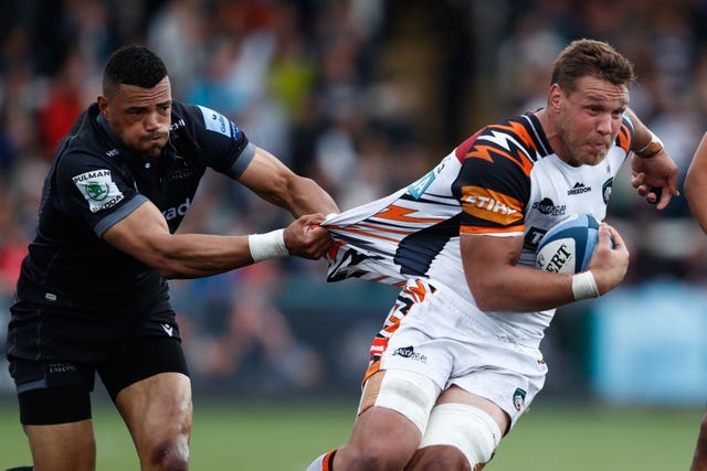 Luther Burrell, left, spent the last two seasons with Newcastle