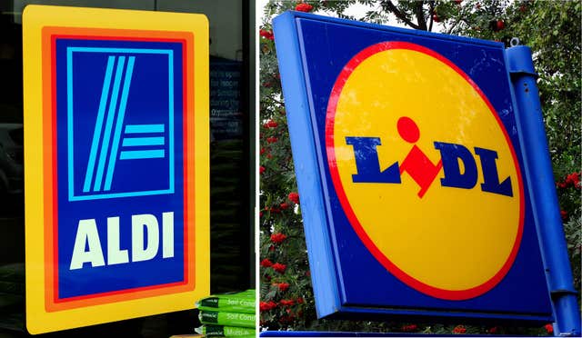 Budget supermarkets Aldi and Lidl were ranked highly in the annual Which? supermarket survey (PA)