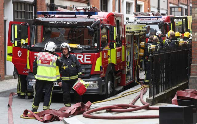 Mayfair flat fire