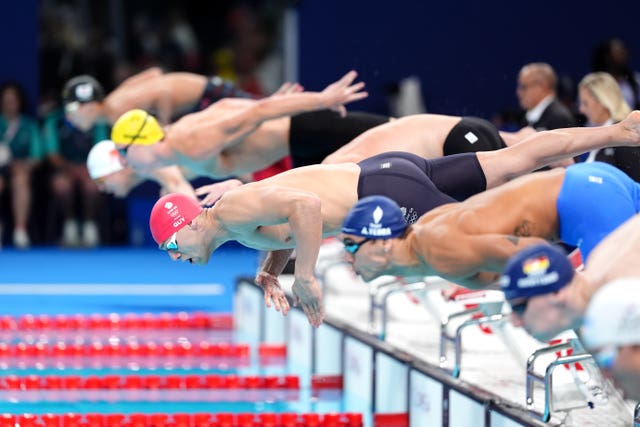 Great Britain’s James Guy in action