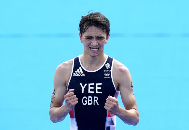 Alex Yee led Great Britain to gold in the mixed relay in Tokyo 