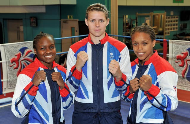 Adams, left, was named in Team GB's squad for London 2012