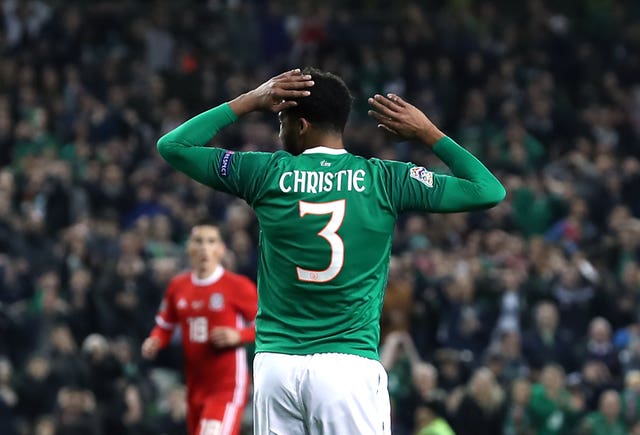 Cyrus Christie reacts after missing an early chance